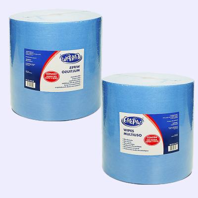 China Sustainable Disposable Industry Cleaner Wiping Tissue Roll s Paper for sale