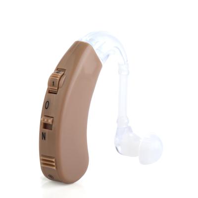 China Hot Sale Eco-friendly BTE Hearing Aid Noises Amplifier Small Noise Reduction Hearing Amplifier for sale