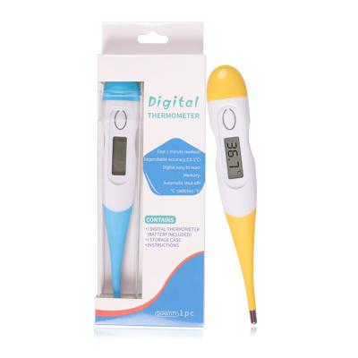 China 2020 Color Electronic Baby and Child Thermometer Digital Thermometer MT017 Factory Outlet Medical Soft Head New 14*2*1 for sale