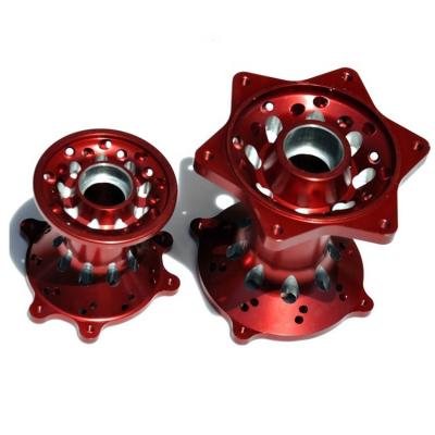 China Aluminum Alloy CNC Machined Aluminum Motorcycle Rear Wheel Hub for sale