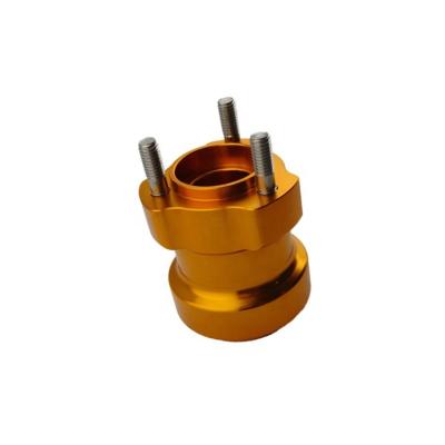 China 6061-T6 Aluminum Customized CNC Packing Go Kart Wheel Hub For 40mm Axle for sale