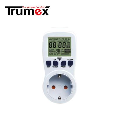 China Residential / Multipurpose European Style MED-LCD TIMER Socket With Display In Kitchen for sale