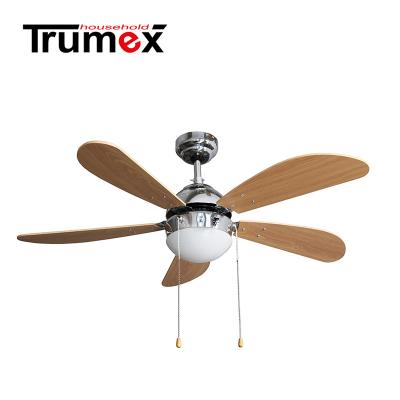 China Decorative Household Stock 42inch Ceiling Fan 50W Metal Fan for sale