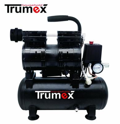 China Hotels 9L 24V 60L/MIN Silent Tank 600W Air Compressor for sale