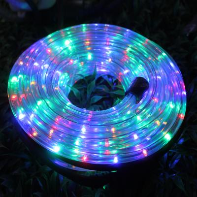 China LANDSCAPE 2020 PVC 50 meter 12v car decoration Rgbw 24 volt 220v RGB flashing pool outdoor 50 led rope light for sale