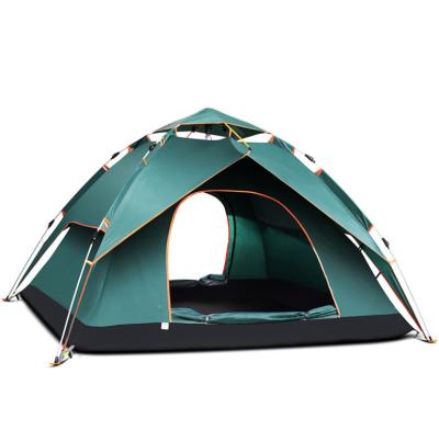 China Straight tether type 2020 hot selling family camping tent instant purchase automatic cabin tent home for sale