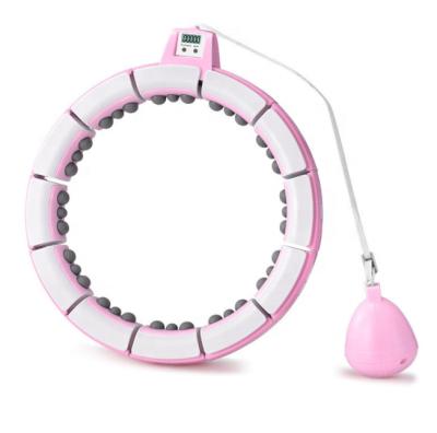 China Hot Selling Amazon Hulahoop Smart Hoola Massage Circle For Adults Weight Loss for sale