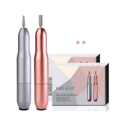 China IMAGNAIL Stainless Steel Professional Manicure Pedicure Mini Portable Nail Dril Electric Polishing Tool for sale