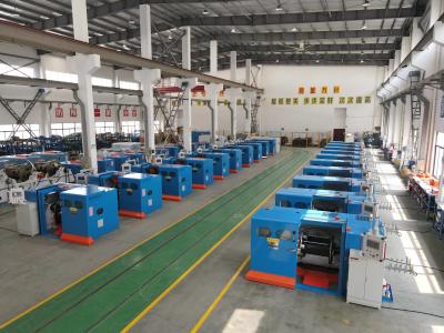 China Electric Copper Wire Stranding Machine Stranding Bare Copper Or Alloy Wire At 100m/min Speed for sale