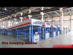 Hot Dip Tinned Wire Annealing Machine 350m/min For Ultra Fine Round Copper Wire