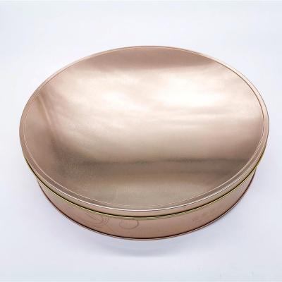 China Recyclable Custom Food Metal Tin Round Box for sale