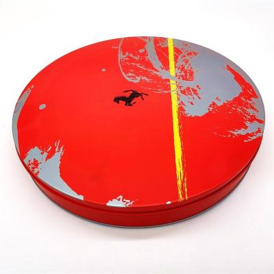 China Recyclable Gift Metal Tin Round Box for sale