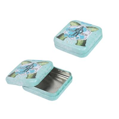 China Custom Recyclable Metal Tin Candy Box Gift Packing Box Cigarette Tea Storage Box for sale