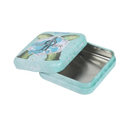 China Recyclable Solid Perfume Candle Tin Box Custom Metal Cigarette Box Cake Cookie Packaging Box for sale