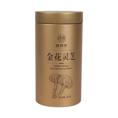 China Recyclable Tin Can Supplier Custom Metal Cigarette Packing Box Round Tea Gift Box for sale