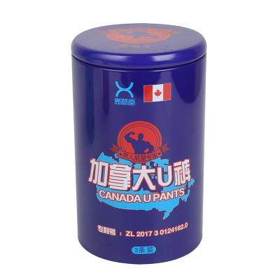 China Recyclable Tin Can Custom Metal Cigarette Packing Box Round Tea Coffee Gift Box for sale