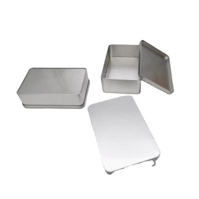 China Recyclable Silver Candy Metal Tin Box for sale