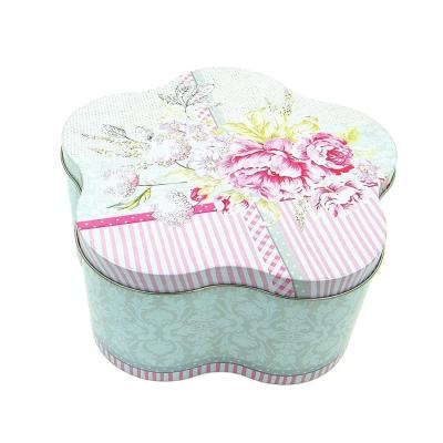 China Recyclable Custom Christmas Gift Metal Tin Box for sale