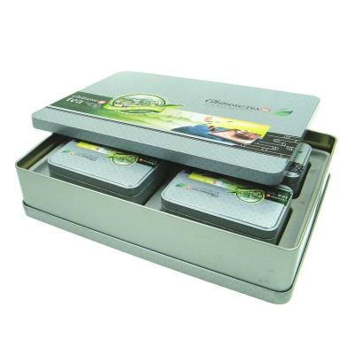 China Recyclable Tea Metal Tin Packing Box for sale