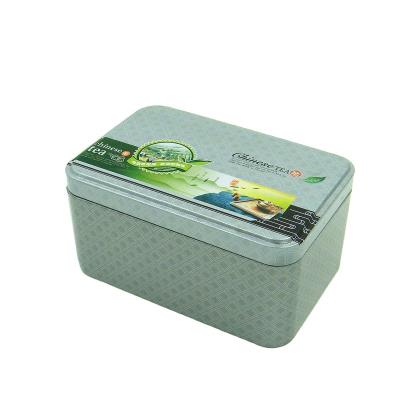 China Recyclable Tea Metal Tin Box Packaging For Undertaking Material Parts for sale