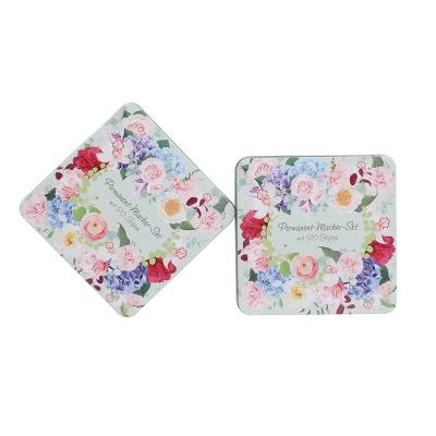 China Custom Recyclable Premium Metal Candy Cookie Packaging Box Wedding Cake Gift Tin Box for sale