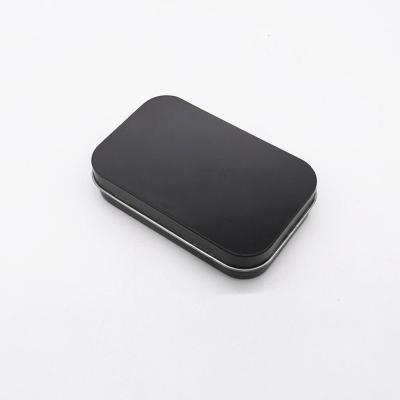 China Recyclable Hot Item Black Candy Metal Tin Box for sale