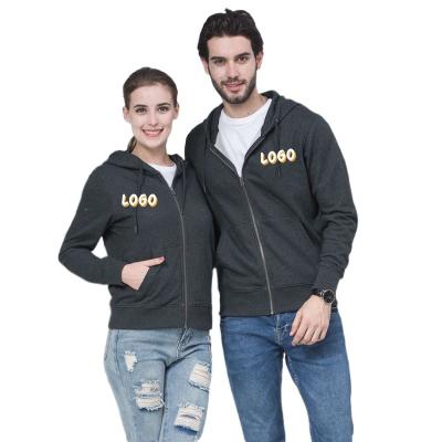 China New Custom 300g QUICK DRY Hooded Zipper Printed Logo Fashion Men's Hoodies Sweatshirts Cardigan Hooded Knitted Zipper for sale