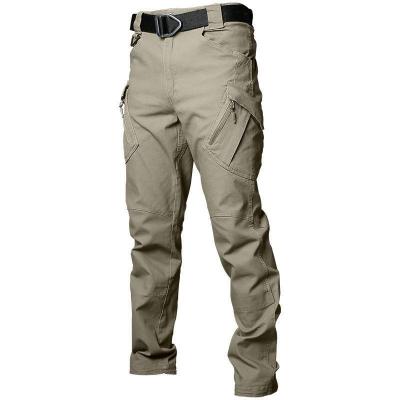 China Gray Outdoor Sports Regular Fit Work Heavy Duty Breathable Pants Men's Tactical Cargo Pants for sale