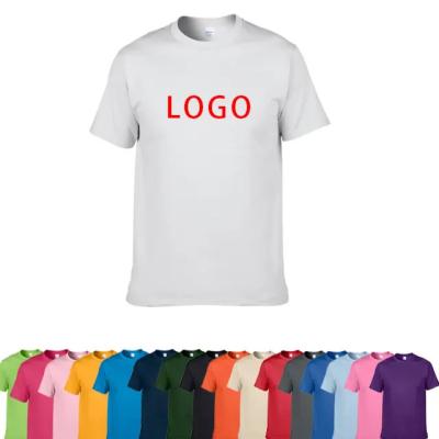 China QUICK DRY Summer Round Neck Customized Logo Image Customized Comfortable And Casual Men's T-Shirts for sale