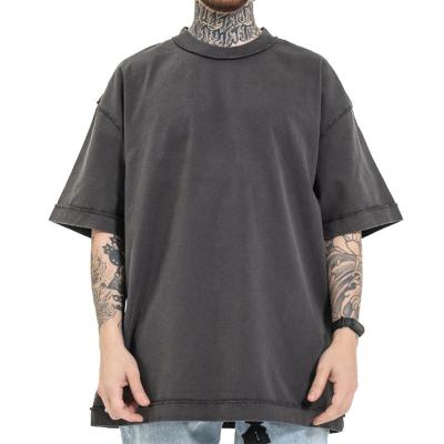 China Vintage Washed QUICK DRY Custom Oversized Loose Mens Designer Drop Shoulder T Shirts for sale