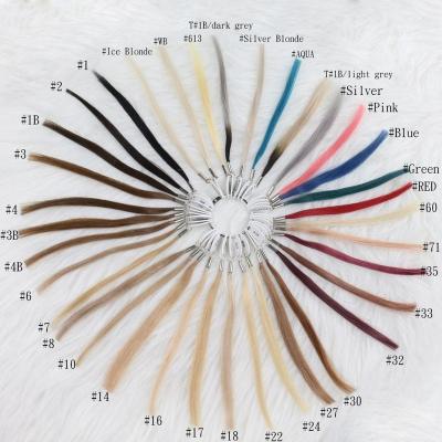 China 100% Silky Straight Remy Virgin Asian Human Hair Wave Hair Color Ring Color Chart for sale