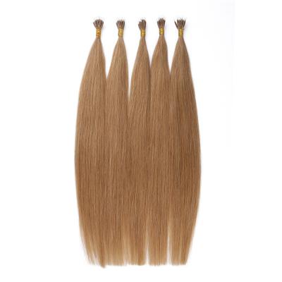 China Factory Outlet 100% Silky Straight Virgin Remy Hair Extensions Full Cuticle Nano Tip Hair Extensions for sale