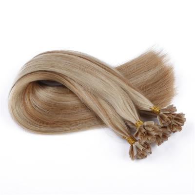 China Hot Selling Remy Virgin U Tip Silky Straight High Quality Hair Extensions Wholesale Wave Nail Hair Extension for sale