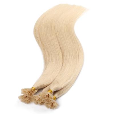 China Wholesale Remy Virgin U Tip Silky Straight Double Tip Human Hair Pulled Wave Nail Hair Extension for sale