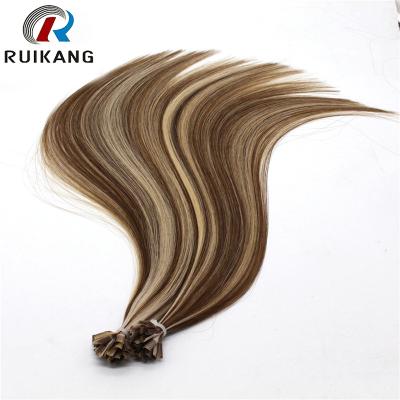 China High Quality 100% Silky Straight Wave Virigin Mink Hair Remy Brazilian Nail Tip Hair Extensions for sale