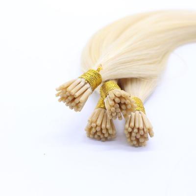 China High Quality Natural Straight Virgin Human I Tip Brazilian Hair Human Hair Extension 8A Unprocessed Virgin Hair for sale