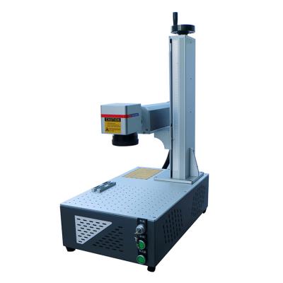 China Small Fiber Laser Marking Machine Deep Metal Portable Plastic Laser Marking Engraving Machine 20w Max for sale