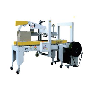 China Food Carton Taping Machines Case Closing Machine Strapping Machine for sale