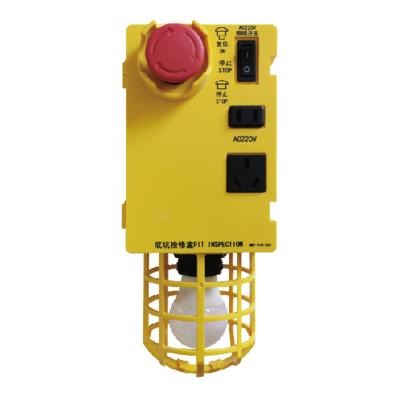 China Pit Inspection Box LED bulb with protect cover Easy operation elevator parts MBT-PIB-A24 for sale