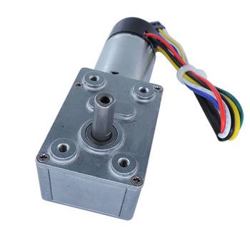 China Wholesale JGY-370GB Totally Enclosed Worm Gear DC Motor Encoder with Hall Encoder 12V Reversible Adjust Speed ​​Self-lock for DIY Robot BBQ for sale