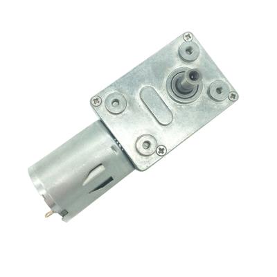 China BringSmart JGY-370 Worm Gear Reducer Miniature High Torque Reducer 12 Volt Motor 6V-24V DC Motor Gearbox Totally Enclosed Motor Gearbox for sale