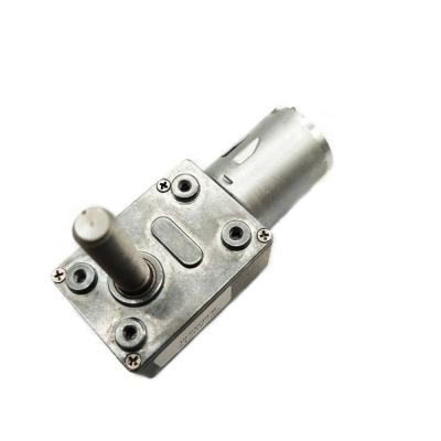 China Bringsmart JGY370 M8 Screw Shaft Worm Gear Motor 6~24V DC Motor Self-lockingCW/CCW Totally Enclosed Electric Customizable Shaft 6~150rpm for sale