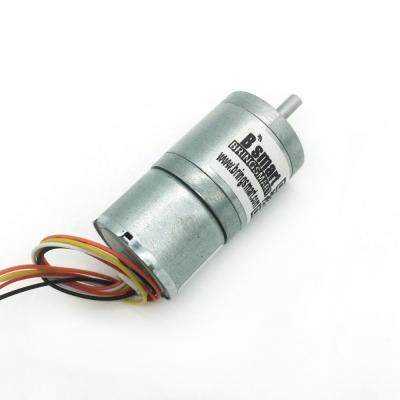 China BringSmar JGA25-2418 12V 24V Totally Enclosed bldc DC Gear Motor 8.5-1977RPM Low Noise Reversible Electric Brushless Motors for sale