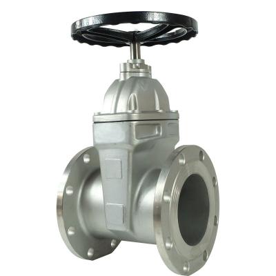 China General Gate Valve SS304 316 Cast Iron PN16 Flange Stainless Steel Gate Valve DN80 DN100 DN150 Stainless Steel Valve for sale