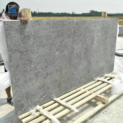 China Modern Factory Supply Blue Lime Flamed Big Slabs And Tiles for sale