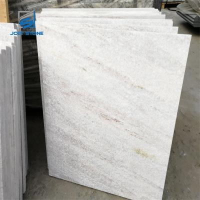 China China Factory Modern Finish Honed Flooring Natural White Quartzite Tiles for sale