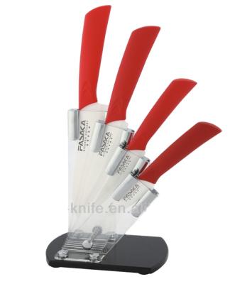 China 5pcs Color Handle Modern Innovation Sustainable Set Designed Ceramic Knife Set for sale