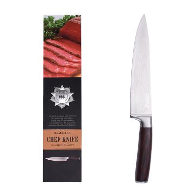 China Excellent Good Quality Professional Chef Stocked 8 Inch Damascus Knife for sale