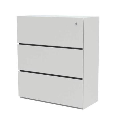 China Durable Durable Commercial Steel Vertical Filing Cabinet 3 Drawer Office Furniture Metal Cabinet for sale