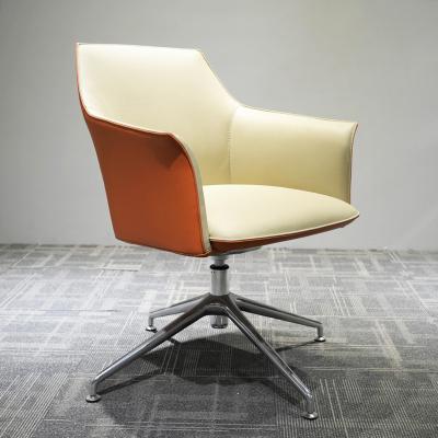 China Guest Auto Return Auto Reception Function Leather Auto Return Chair For Office for sale